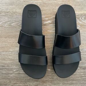 Reef cushion hi-vista sandal black size 9.5 never worn